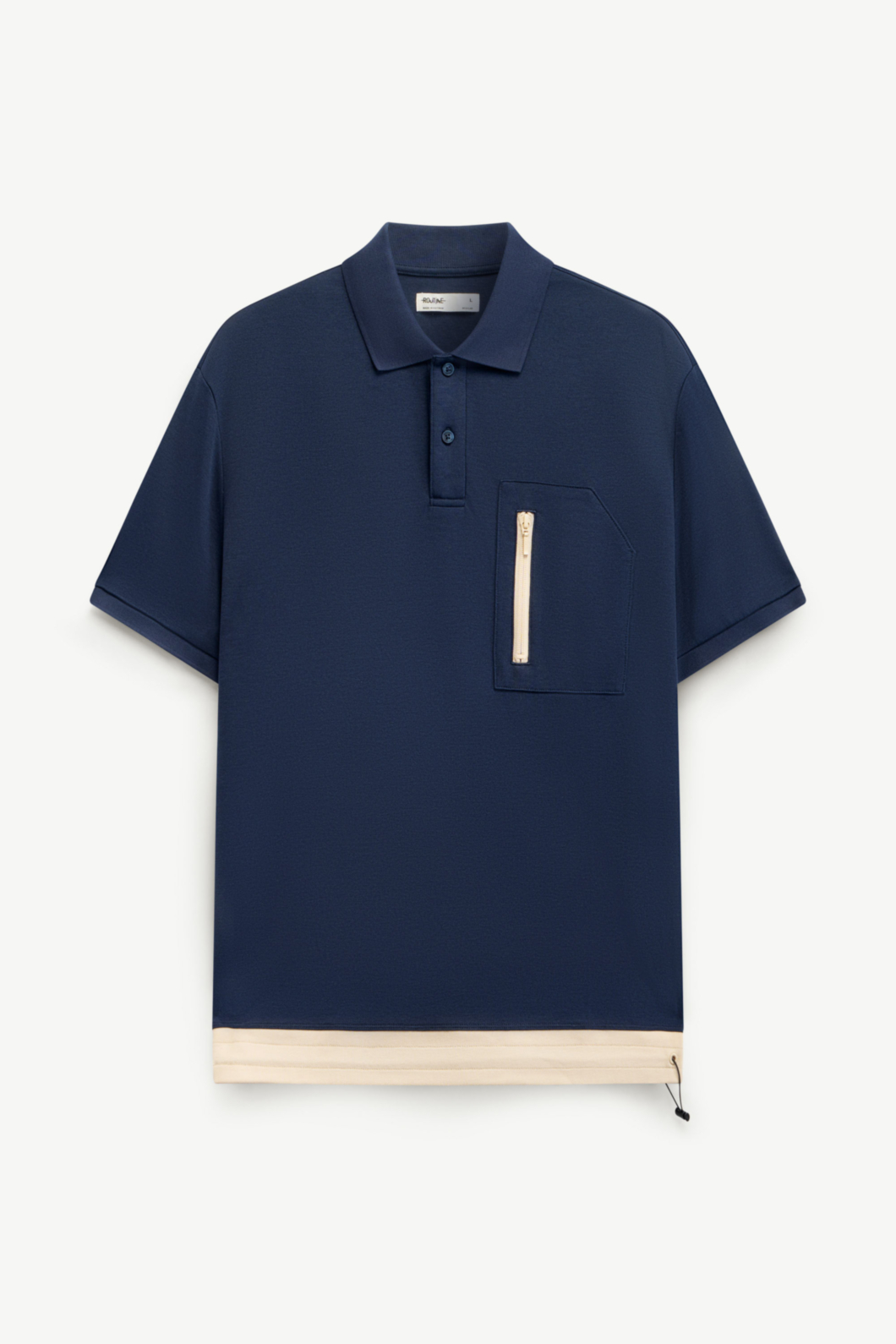 Áo Polo ROUTINE Nam Rút Dây Phối Túi Dây Kéo Form Regular - 10F23POL034 | LASTORE MENSWEAR