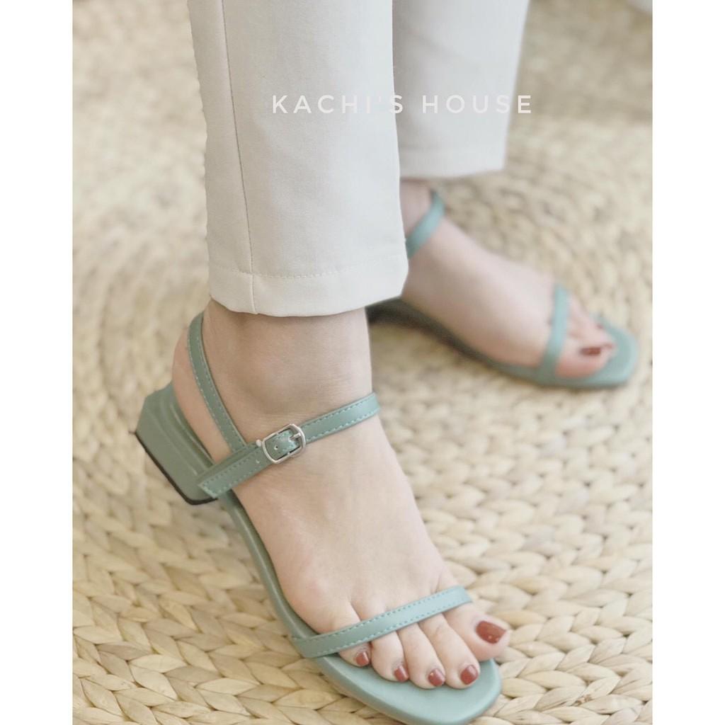 SANDAL DA LỲ QUAI 2 CẦU MẢNH - 2P