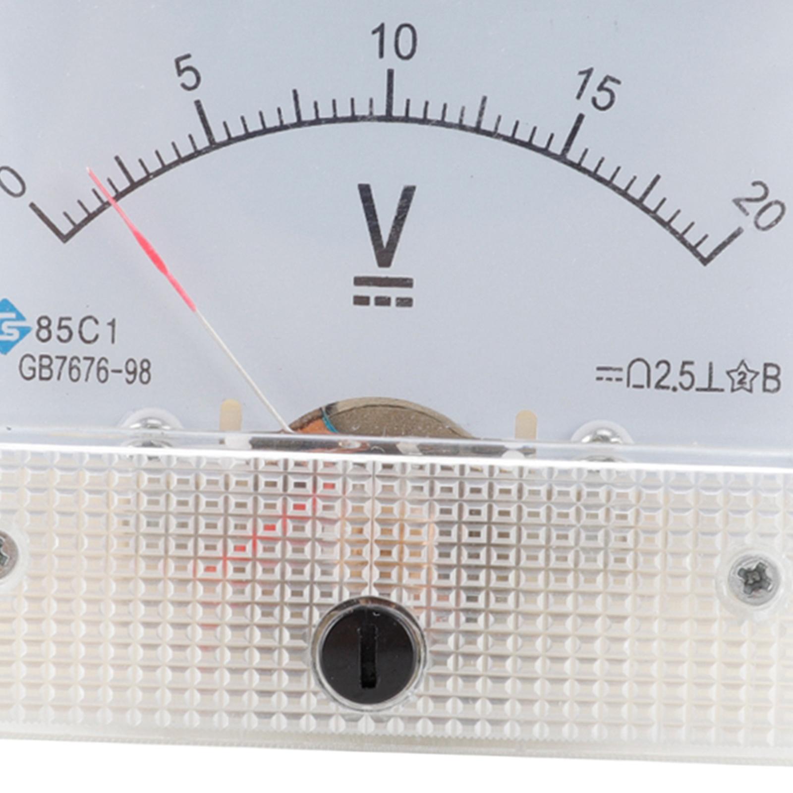 85C1 Analog Panel Meter Voltmeter DC Volt Voltage Meter Gauge