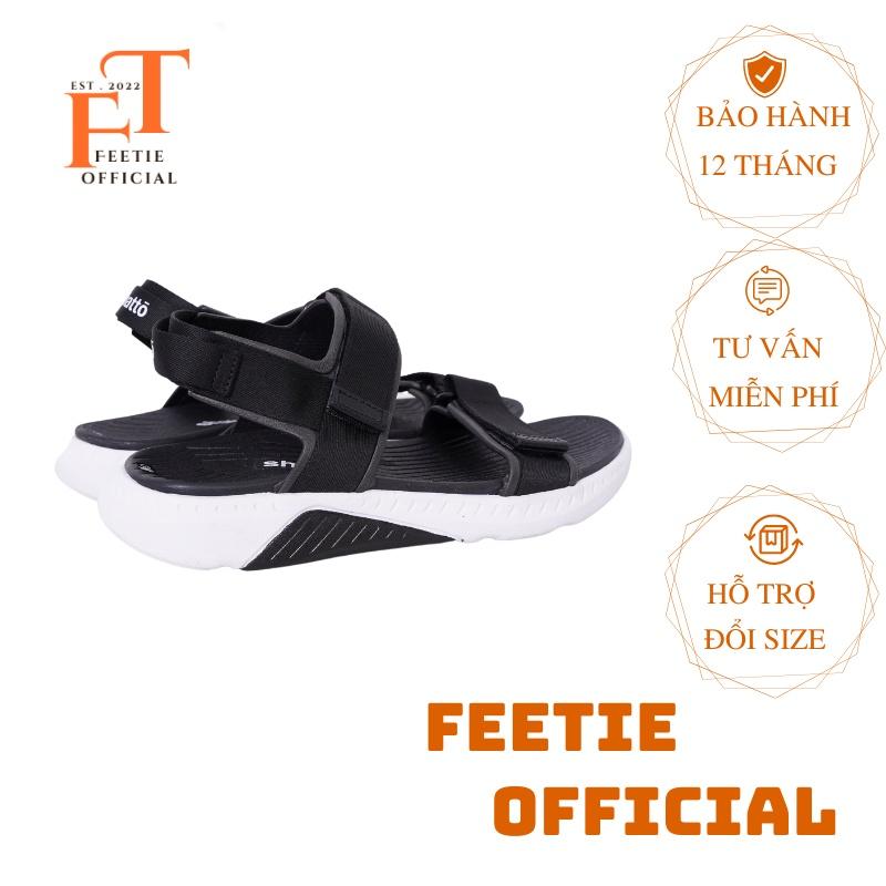 Dép Sandal Nam Nữ Shatto Quai Ngang/ Quai Chéo Mang Đi Học cao 4cm Đế Bằng (Có Sẵn)