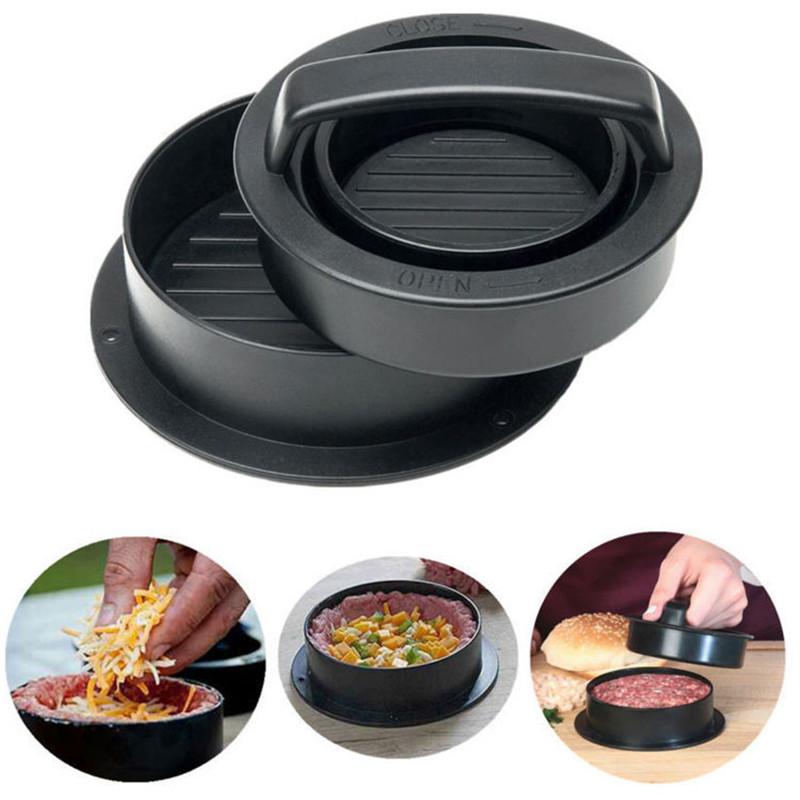 1 bộ Phụ Kiện Nhà Bếp Hamburger Máy Làm Bánh Hamburger Báo Chí Đầu Bếp Cutlets Thịt Bò Nướng Burger Báo Chí Giày Trượt Patin Máy Làm Khuôn Vật Dụng Nhà Bếp