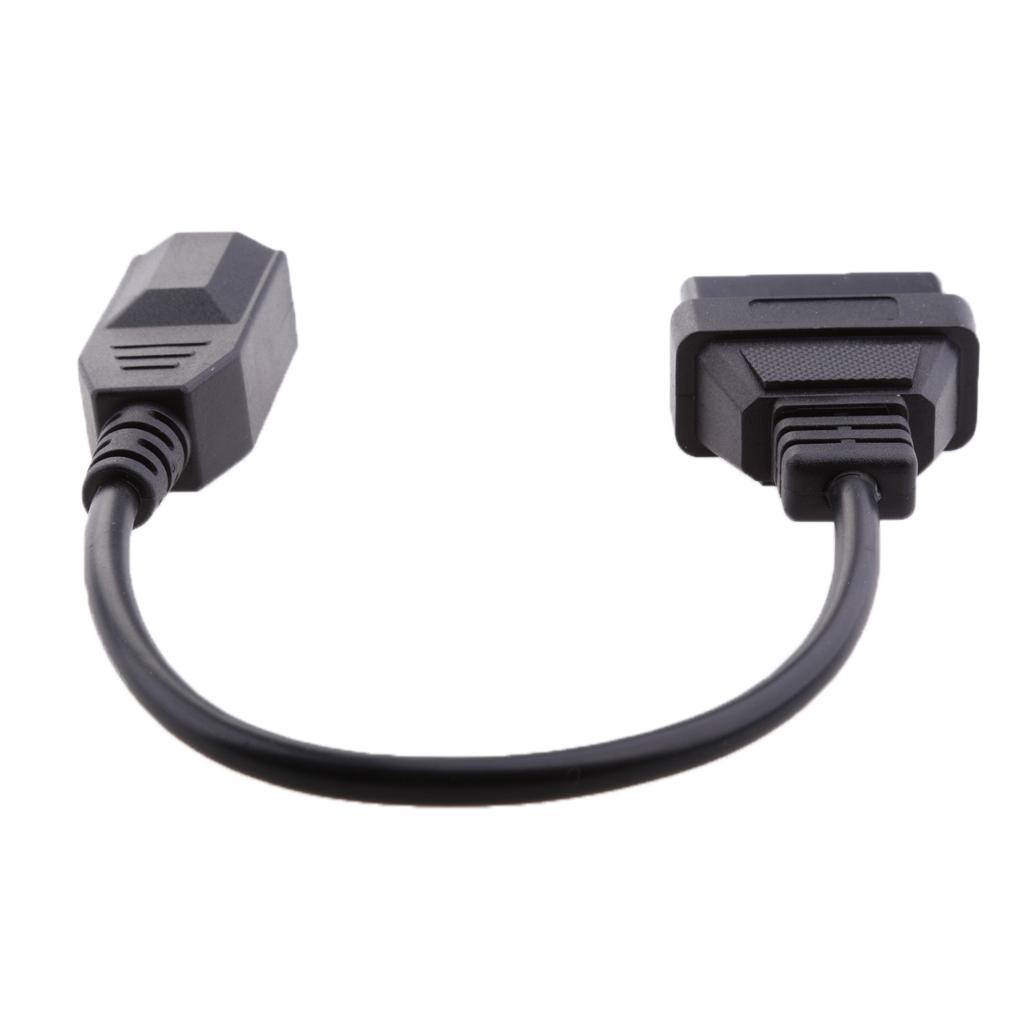 Car 3 Pin To 16 Pin OBD2 Diagnostic Adapter Connector Cable for Honda