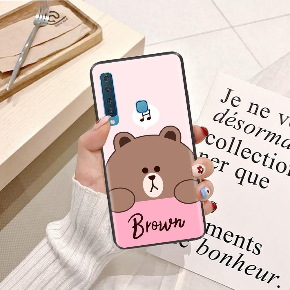 Ốp lưng điện thoại Samsung A31 Silicon dẻo hình Gấu Nâu Cute