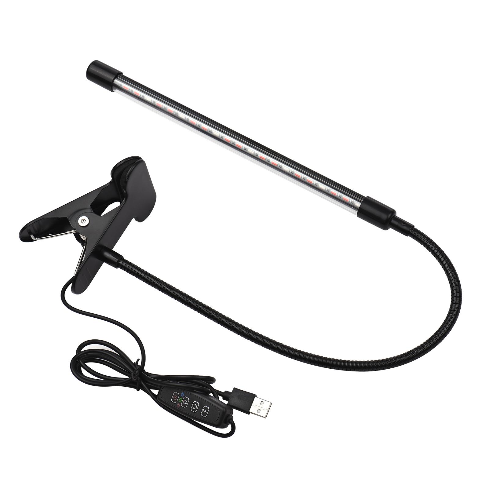 Đèn Quang Hợp Dải Đèn 21 Đèn Led Cho Cây Trồng 10 Mức Độ Mờ 3/9 / 12H Hẹn Giờ 3 Chế Độ Chiếu Sáng