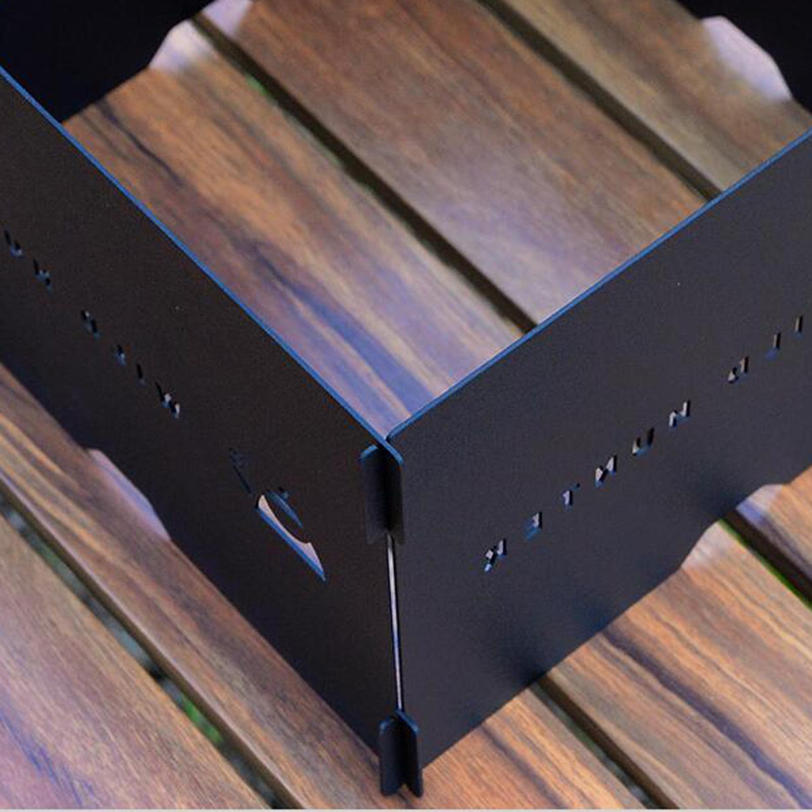 Camping Furnace Windscreen Gas Cassette Windshield with Carrying Bag Rack Multifunctional Cooker Wind Screen for BBQ Backpacking