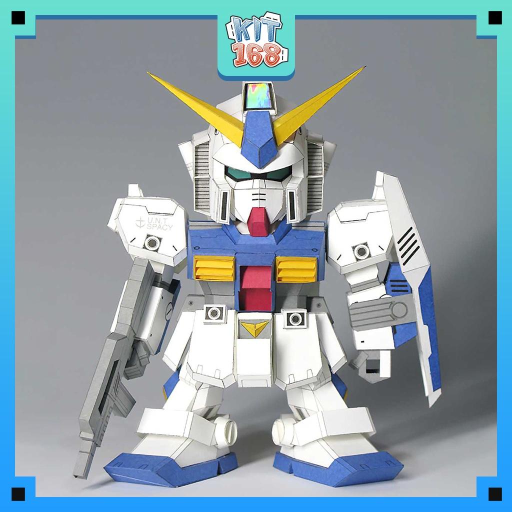 Mô hình giấy Anime Game Robot Gundam SD RX-78-NT2 Alex