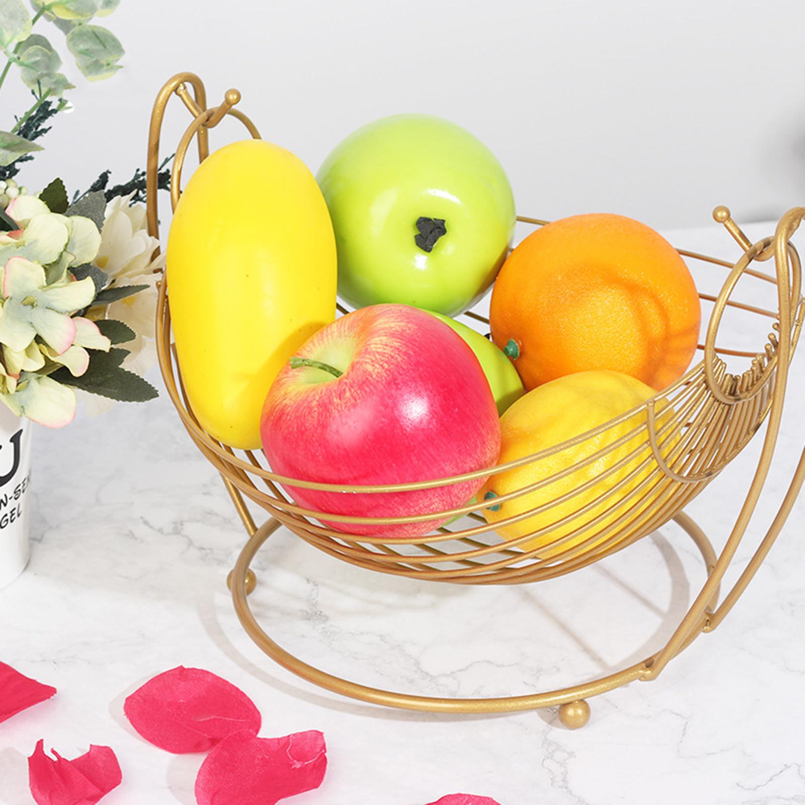 Decorative Kitchen Vegetable Organizer Fruit Storage Rack Basket