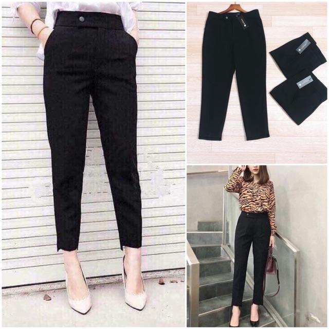Quần baggy cúc bấm lêch VNXK