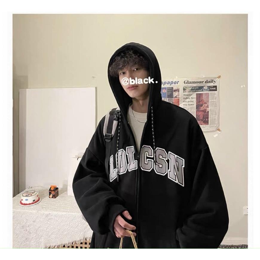Áo Khoác Hoodie Nam Nữ Có Dây Kéo Họa Tiết Đẹp Cá TÍnh Thời Trang THu đông