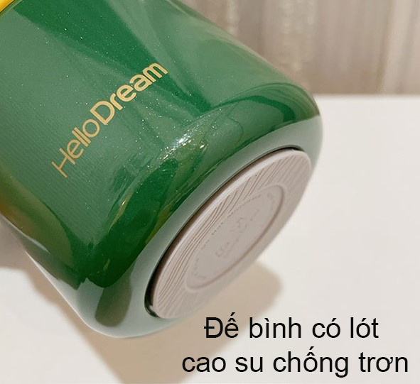 Bình giữ nhiệt inox 316 cao cấp có quai đeo và ống hút 500ML