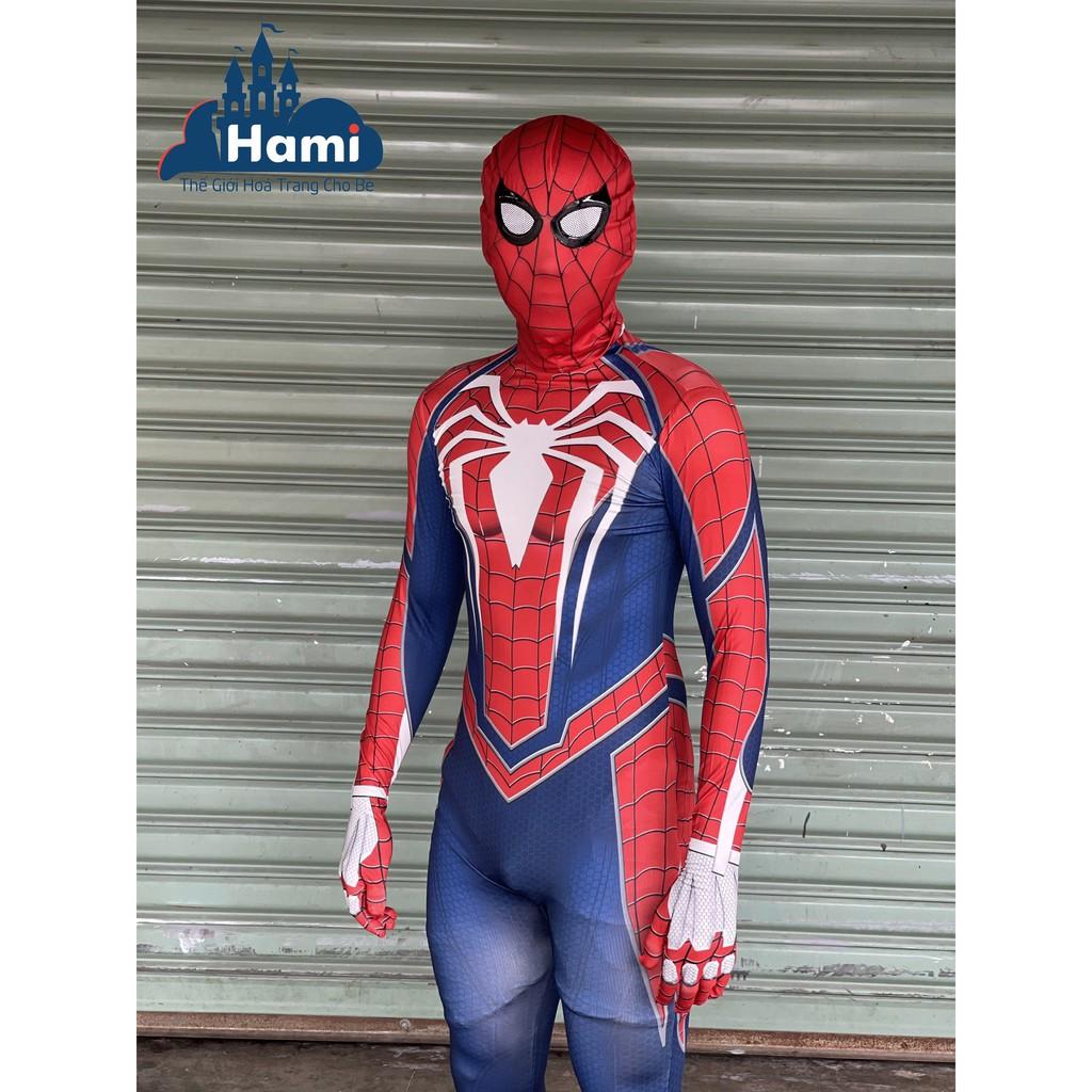 NGƯỜI LỚN - TRẺ EM Trang Phục Hóa Trang Người Nhện PS4 Spiderman