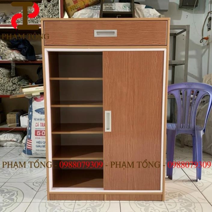 Tủ giày nhựa vân gỗ cửa lùa Miễn phí giao hàng