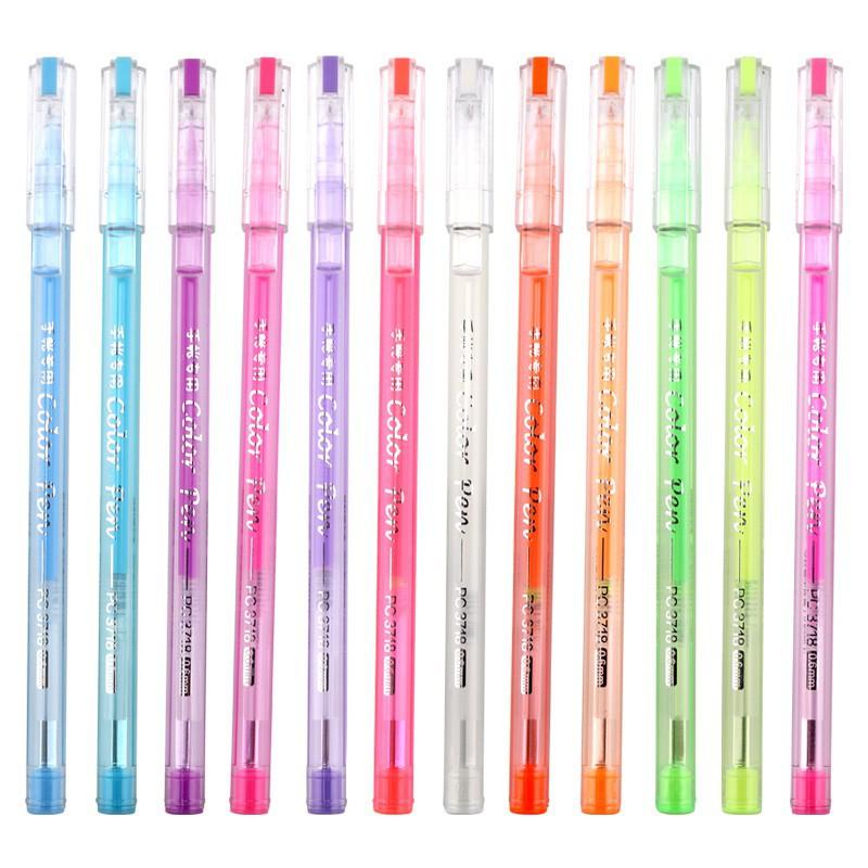 Bút mực Gel 12 màu Neo - Color Pen BAOKE - PC 3718