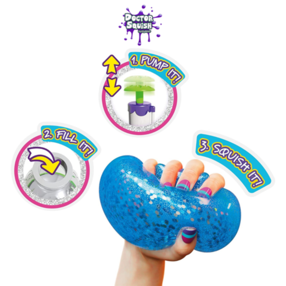 Bộ Đồ Chơi Tạo Bong Bóng Squishy Doctor Squish 38038R