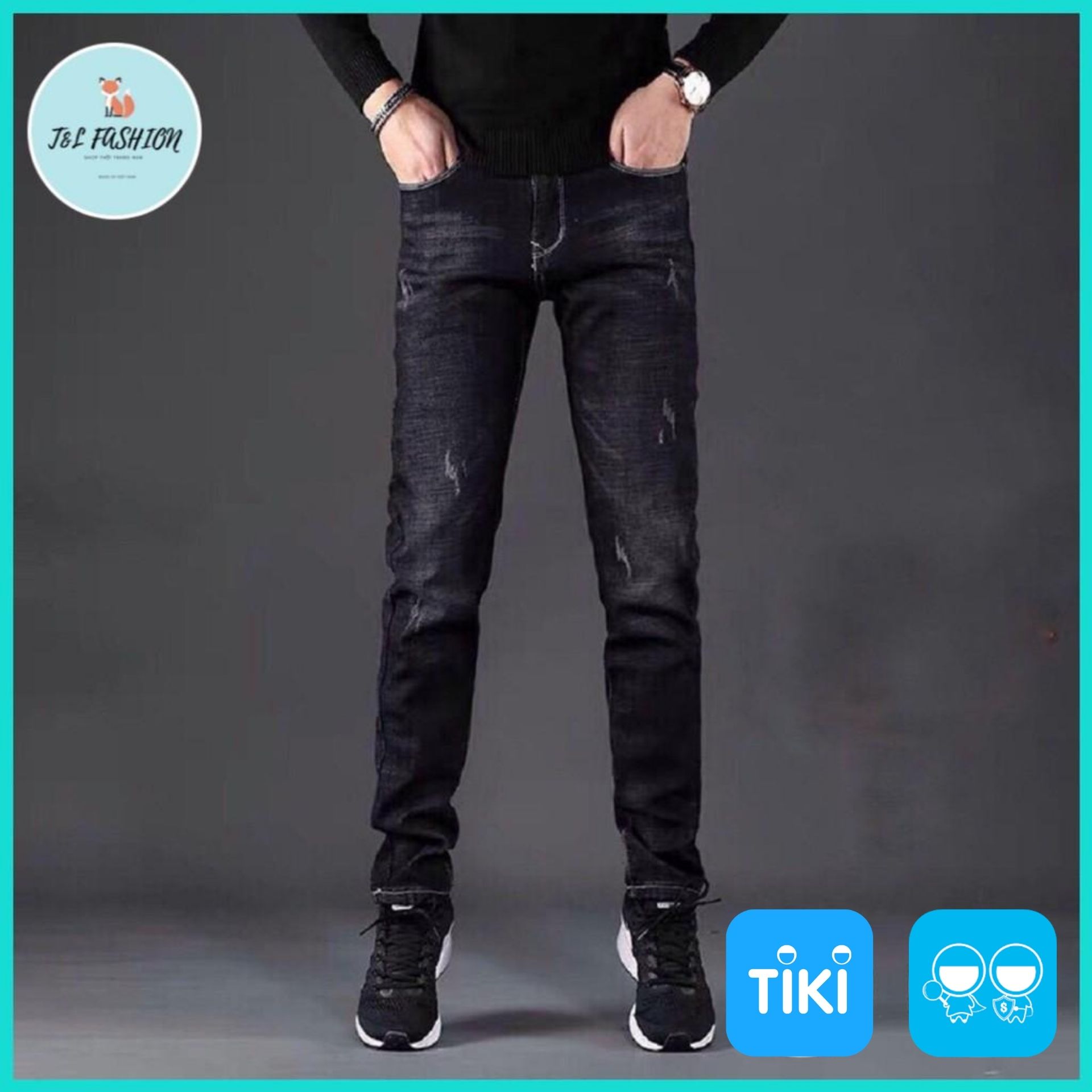 Quần Jean Nam, Chất Bò Cao Cấp Hàn Quốc Phong Cách Thời Trang T&amp;L store msa42