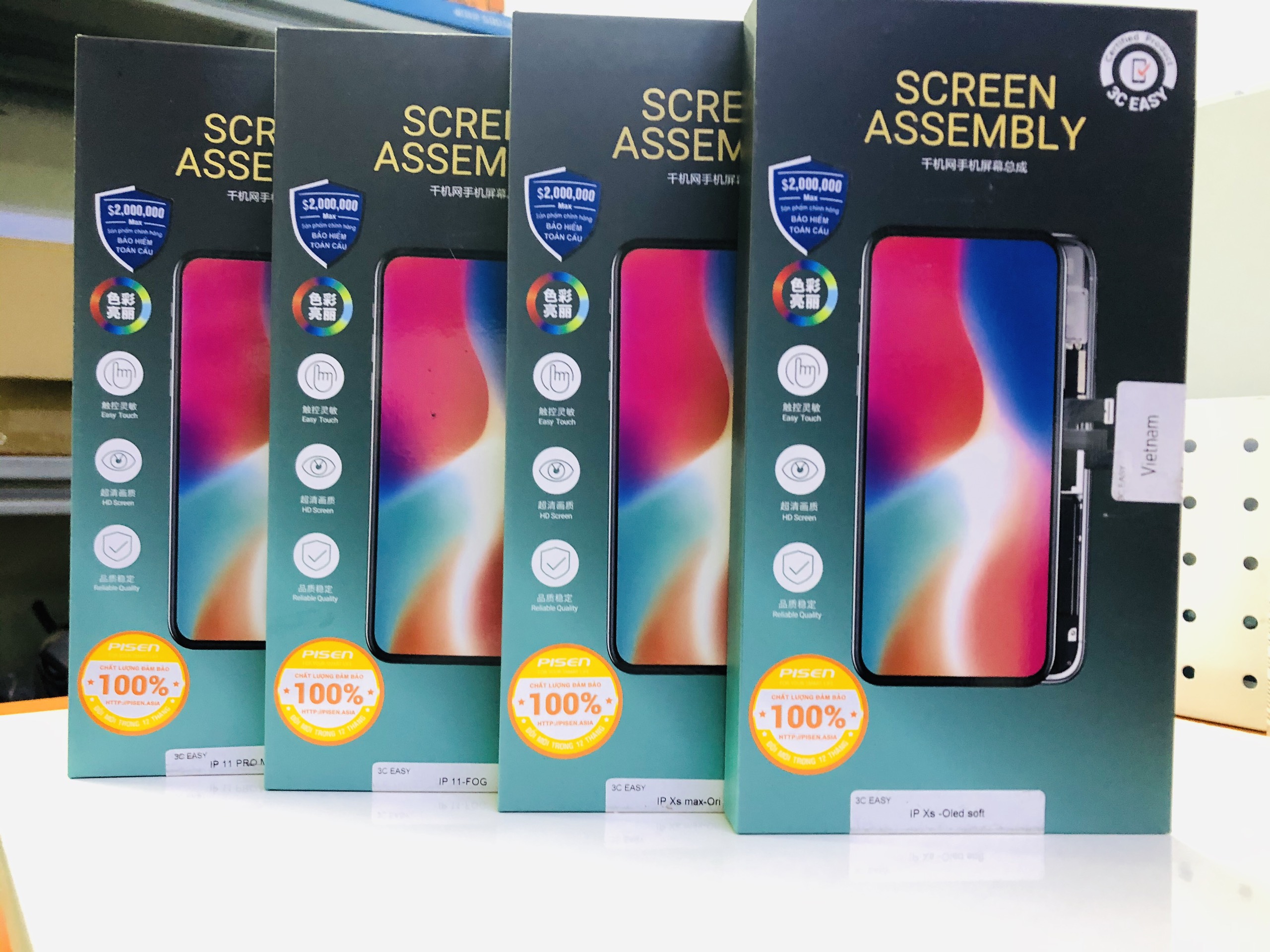 Màn hình điện thoại Iphone XS ( Pisen 3CEASY Cerificate Oled Soft ) _ Hàng chính hãng