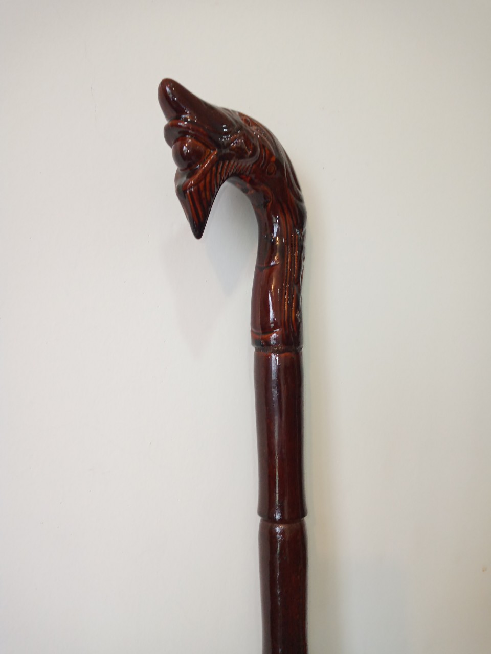 Combo Ba Gậy batoong bằng gỗ - đầu rồng dụng cụ hỗ trợ cho người già