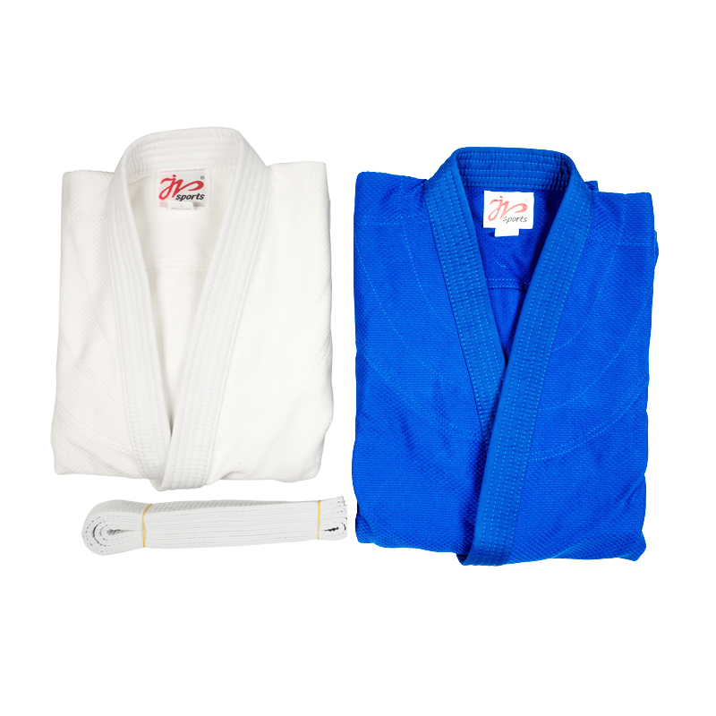 Tafon 450gsm Tops 240gsm quần Judo Gi đồng phục đồng phục Bleach Kimono Dệt D Color: Blue Size: XL-170CM