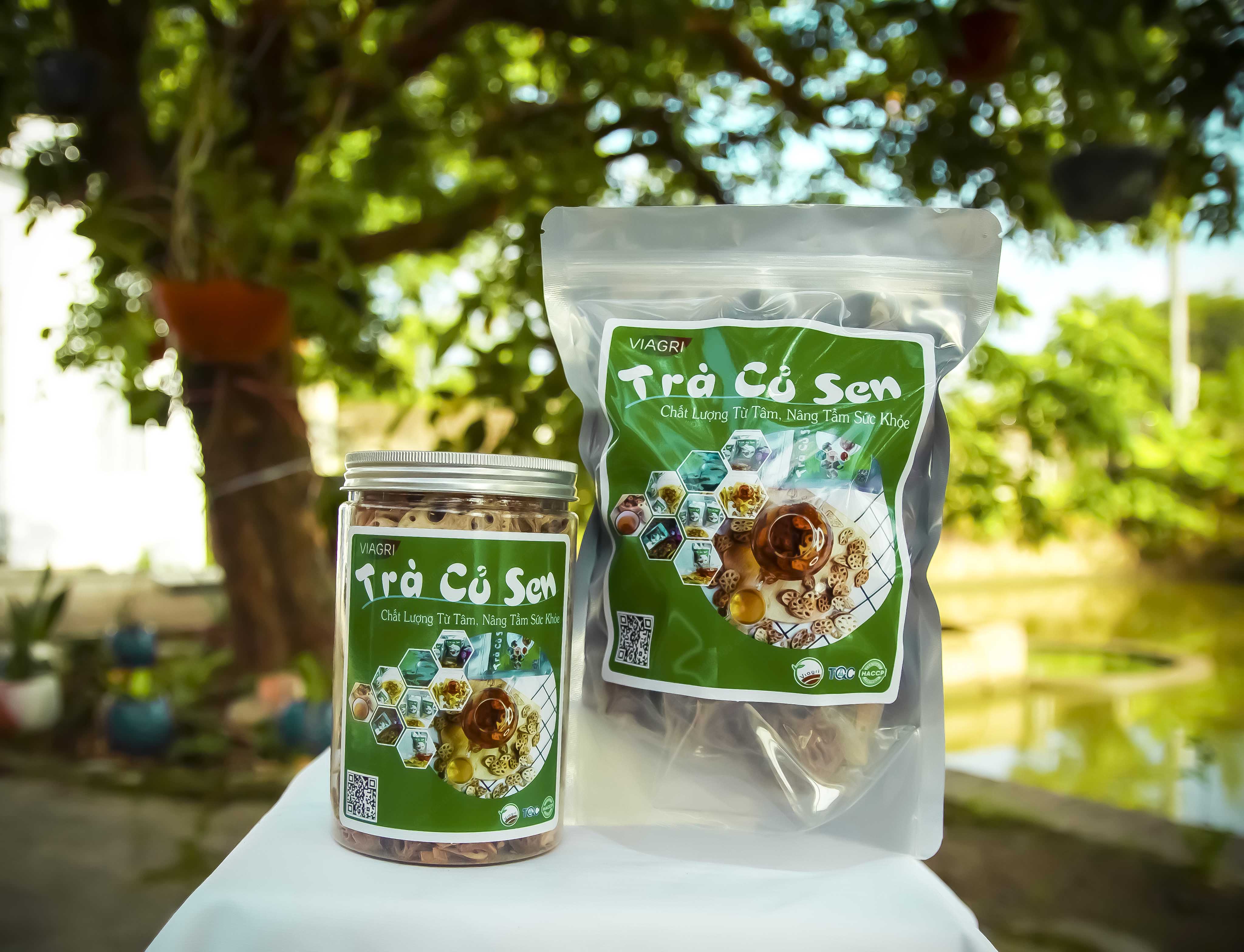 SẢN PHẨM OCOP, Trà Củ Sen Khô - Rang Bằng Củi - Sản Phẩm Thực Dưỡng