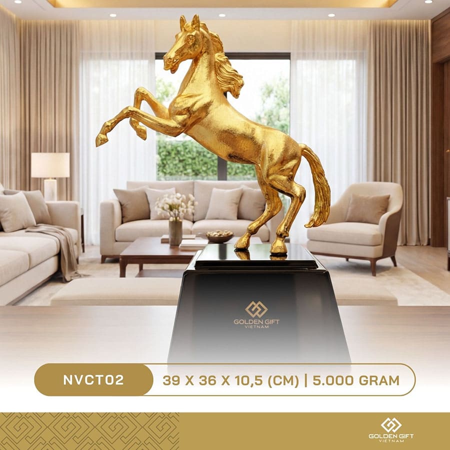 Tượng ngựa vàng chiến thắng