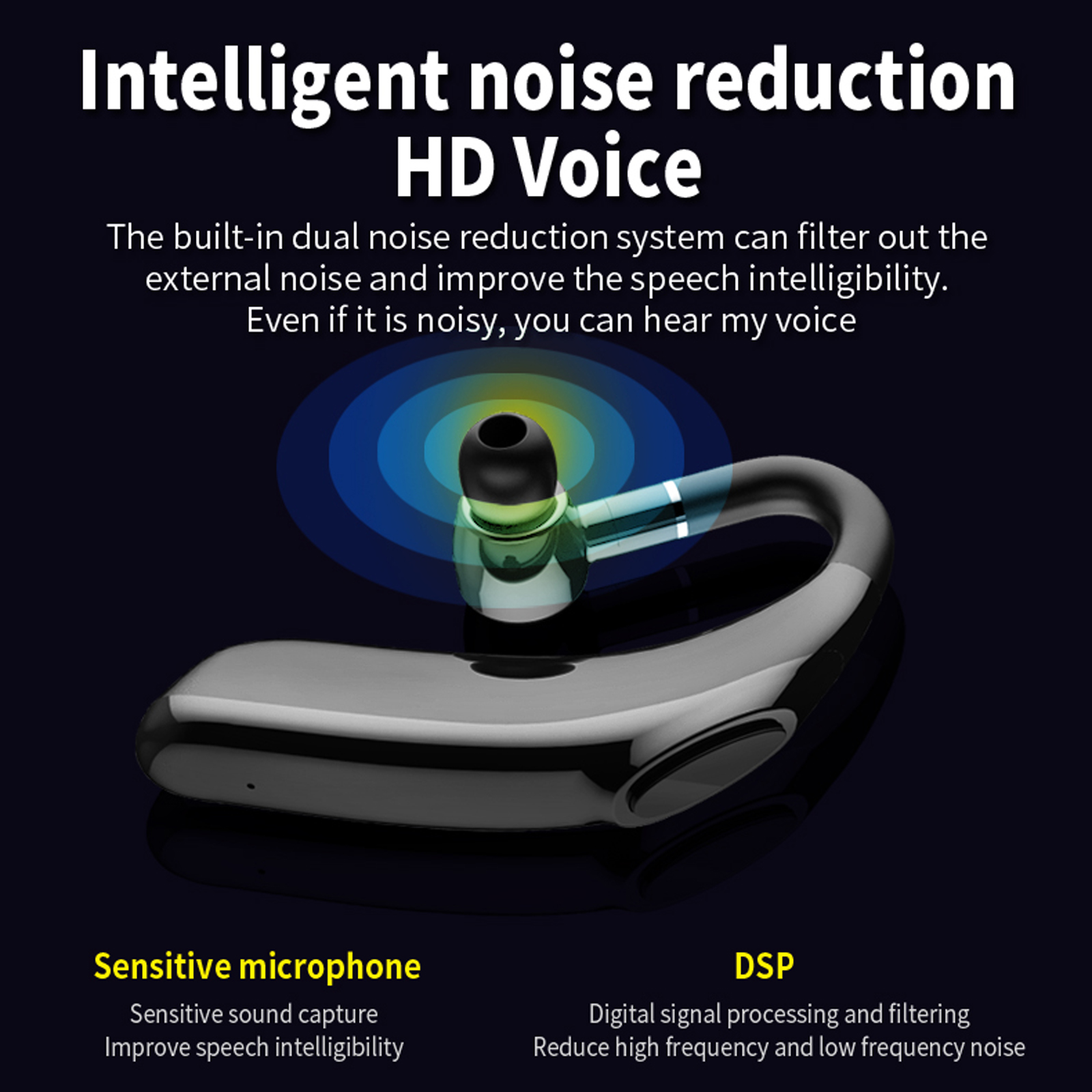 Tai Nghe Không Dây Bluetooth 5.1 X18 Chống Thấm Mồ Hôi Và Tiếng Ồn Có Micrô