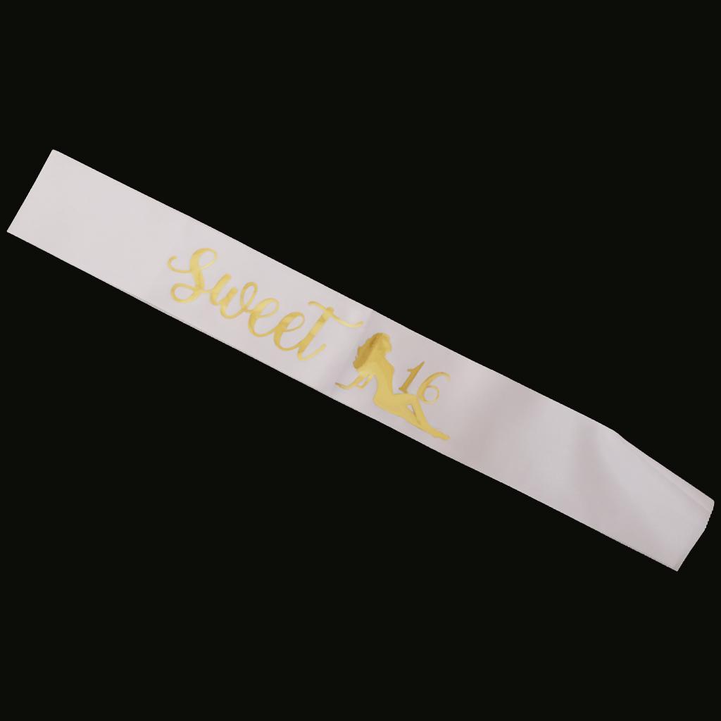 Sweet - Birthday Girl Glitter Sash Party Supplies