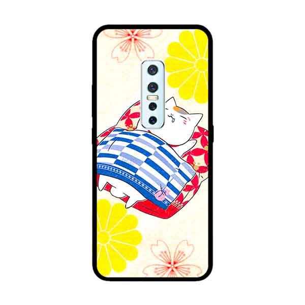 Ốp Lưng in cho Vivo V17 Pro Mẫu Mèo May Mắn 1 - Hàng Chính Hãng