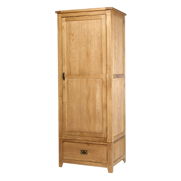 Tủ Quần Áo Rustic 1 Cánh Gỗ Sồi IBIE (75 x 57 x 195 cm)