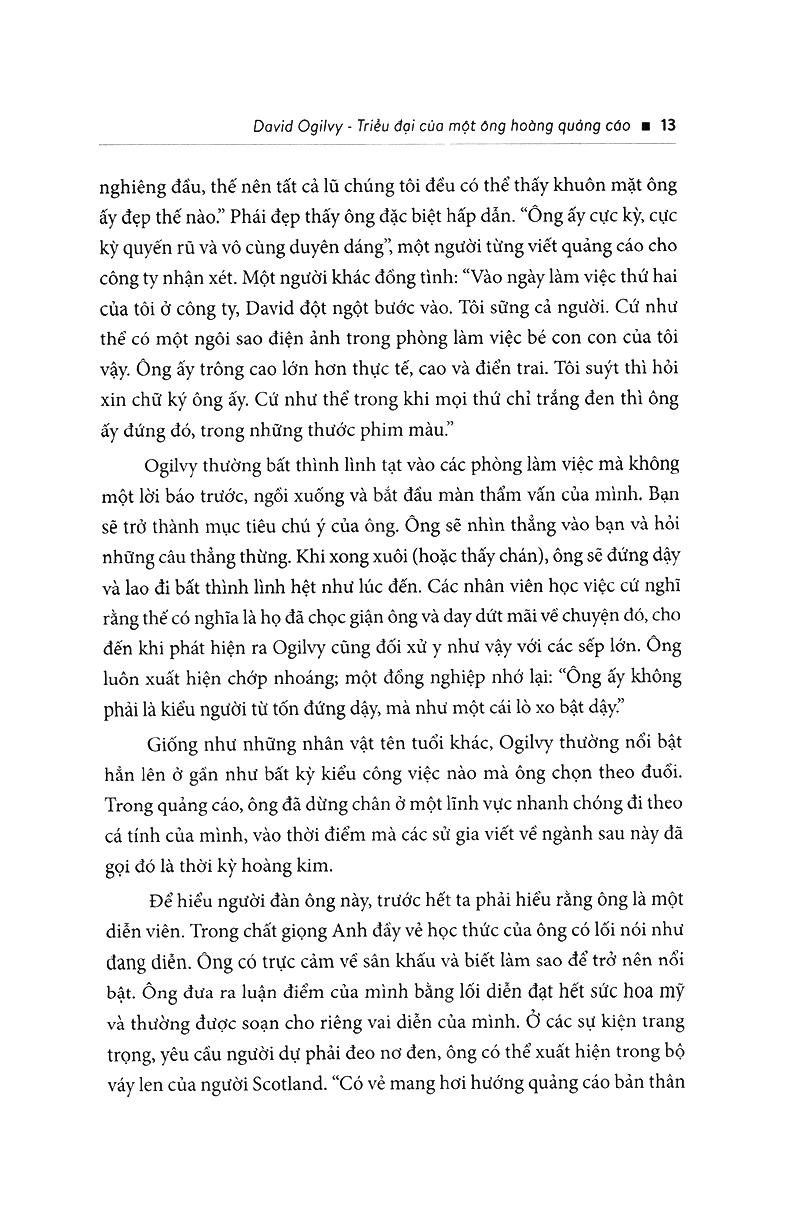Sách David Ogilvy - Triều Đại Của Một Ông Hoàng Quảng Cáo