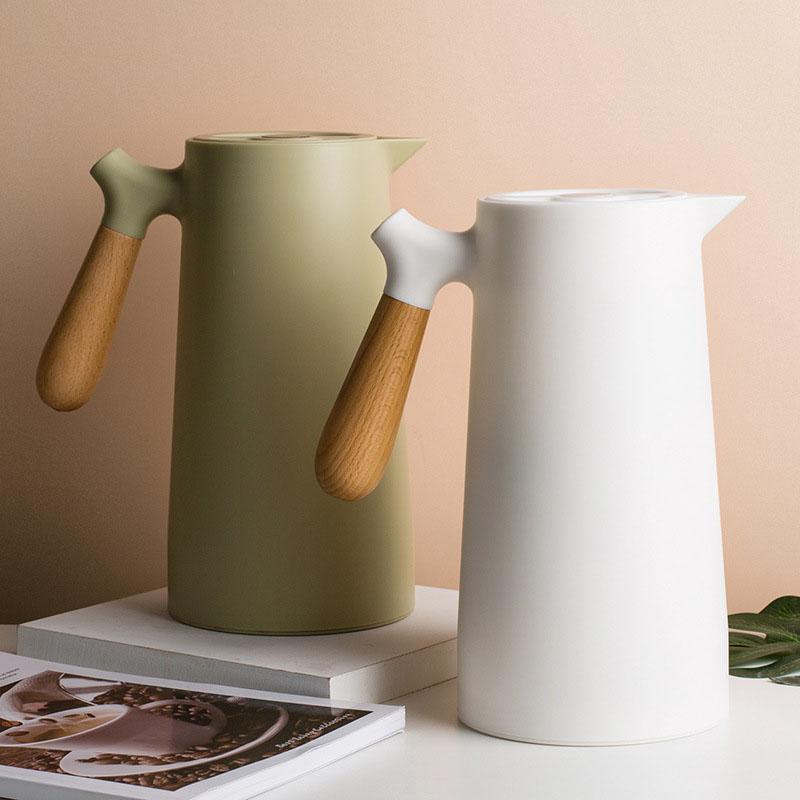 Thermal Coffee Carafe Double Walled Thermos Household Glass Liner Coffee Pot Household Insulation Pot Vacuum Carafes