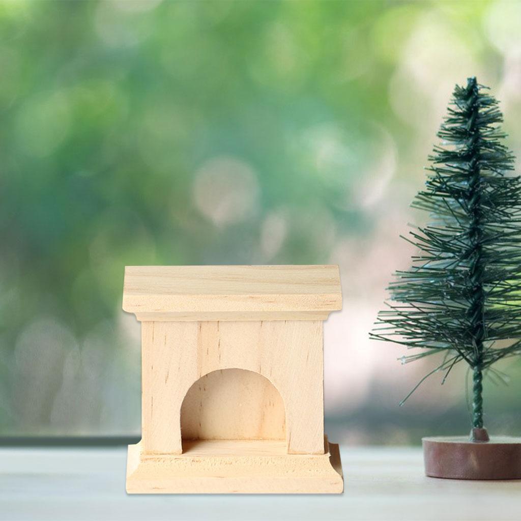 1/6 Dollhouse Fireplace Gifts Furniture Toddlers Children