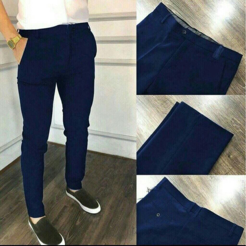 Quần tây nam vải xí nghiệp M03 - xanh đen