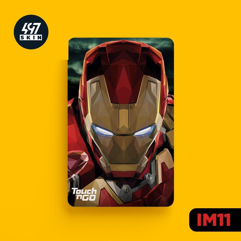Skin Card Avengers (Ironman Series 2) - Miếng Dán ATM, Thẻ Xe, Thẻ Từ, Thẻ Chung Cư - Chất Liệu Chống Xước - Chống Nước