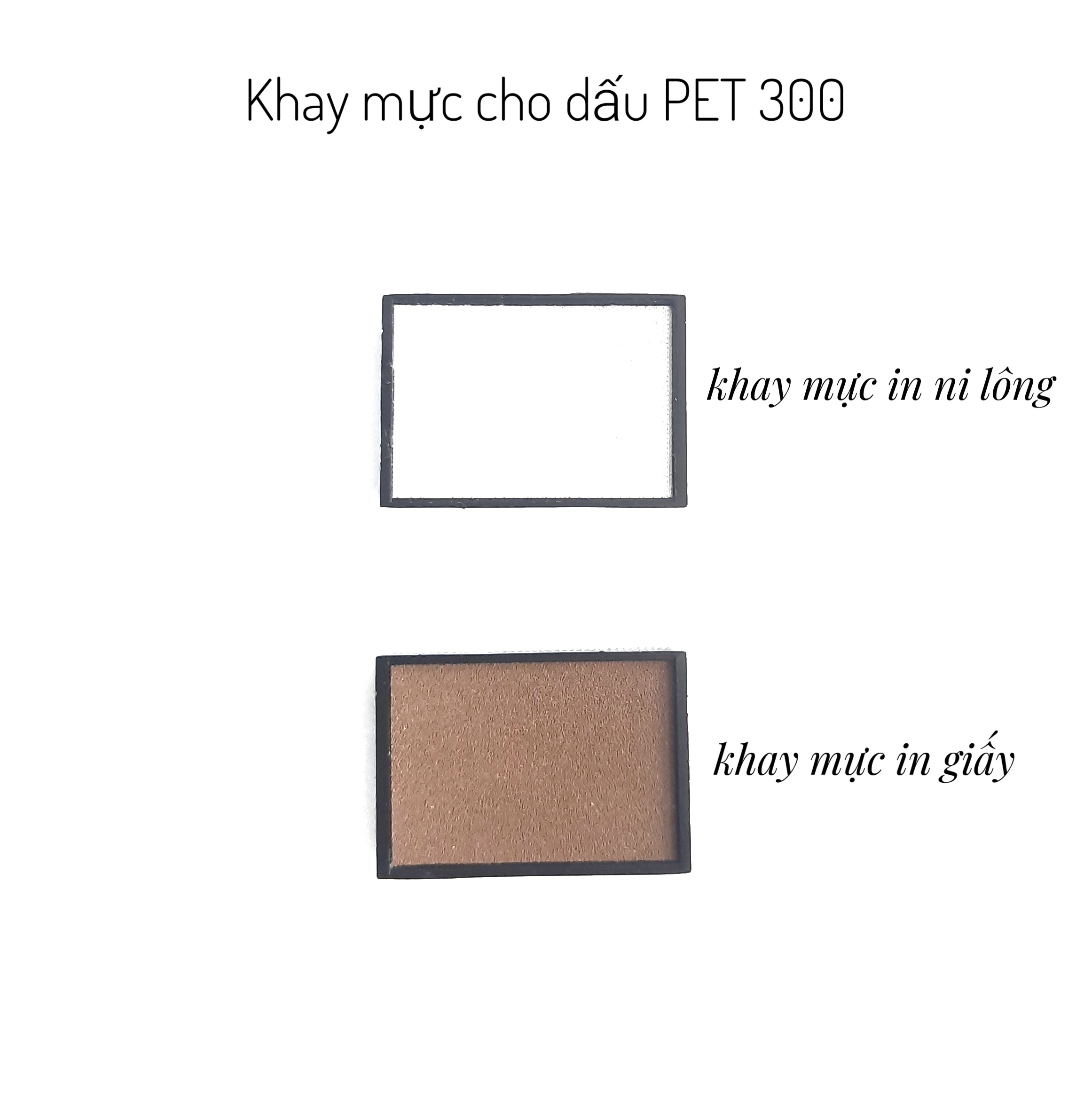 Khay mực,tampon mực dấu ngày,tháng,năm PET 300, PET 400 shiny