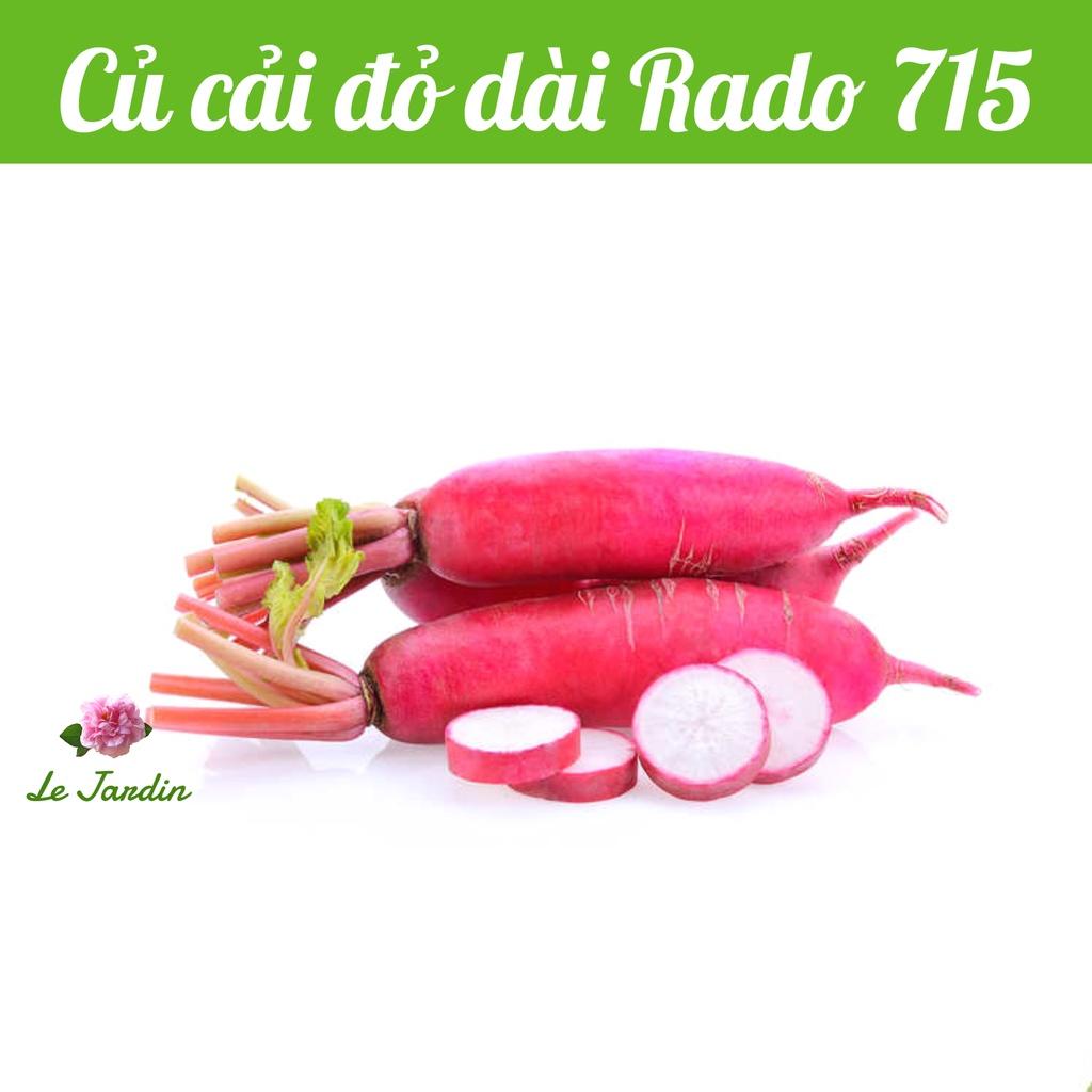 Hạt giống củ cải đỏ Rado 715 gói 2gr