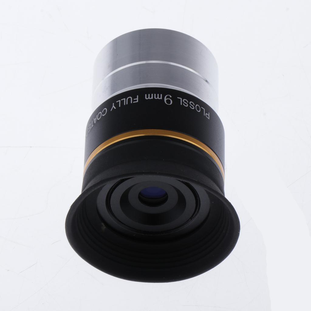 1.25" 9mm Plossl PL Eyepiece Fully Coated Lens for Astronomical Telescope 50mm