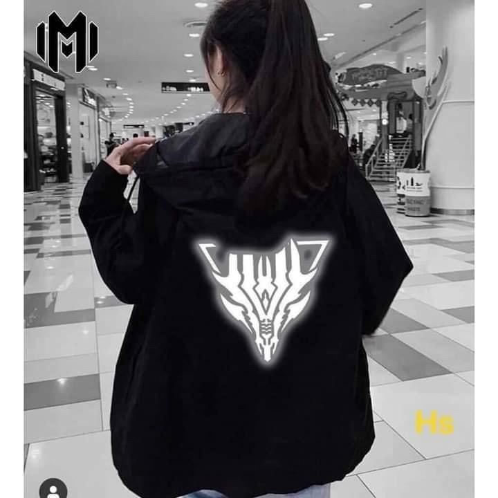 Áo Khoác Dù Phản Quang Nam Nữ Siêu Ngầu RẺ ĐẸPÁo Gió Khoác Chống Nắng Màu Đen Couple Mặc Unisex Jacket