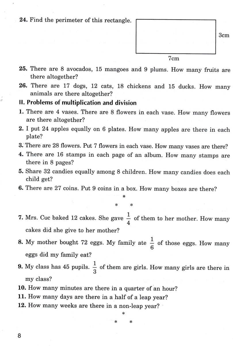 Toán Đố Lớp 4 - Word Problems Primary Maths 4 (Dùng Chung Cho Các Bộ SGK Hiện Hành) _HA