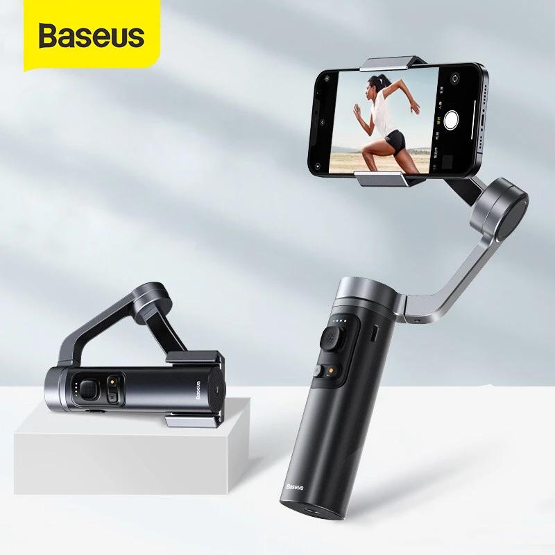 Gimbal chống rung 3 trục gập gọn Baseus BC02 Foldable Gimbal 3 Axis Pocket- Hàng chính hãng.