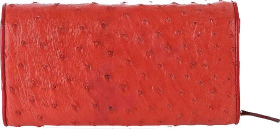 Túi đeo da đà điểu Huy Hoàng da bụng màu đỏ HT6427