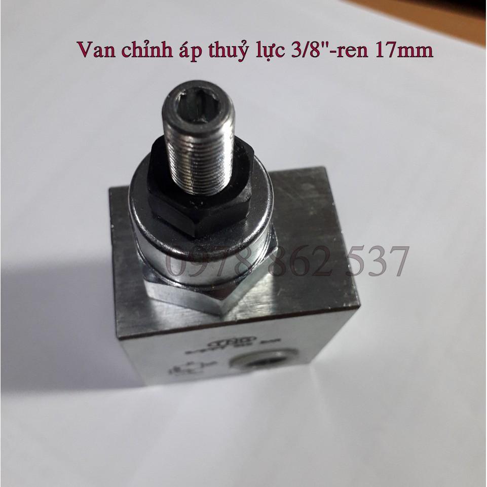 Van chỉnh áp thủy lực 3/8''-ren 17mm