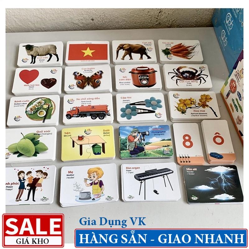 Bộ 416 Thẻ Học Thông Minh Cho Bé - Flashcard Gồm 16 Chủ Đề Thỏa Sức Khám Phá