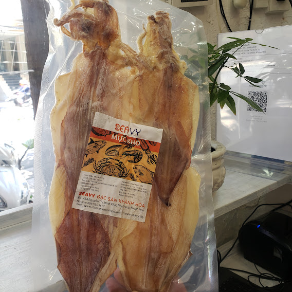 Đặc Sản Nha Trang - Mực Khô Câu Size 16 Con/Kg Seavy Gói 500G