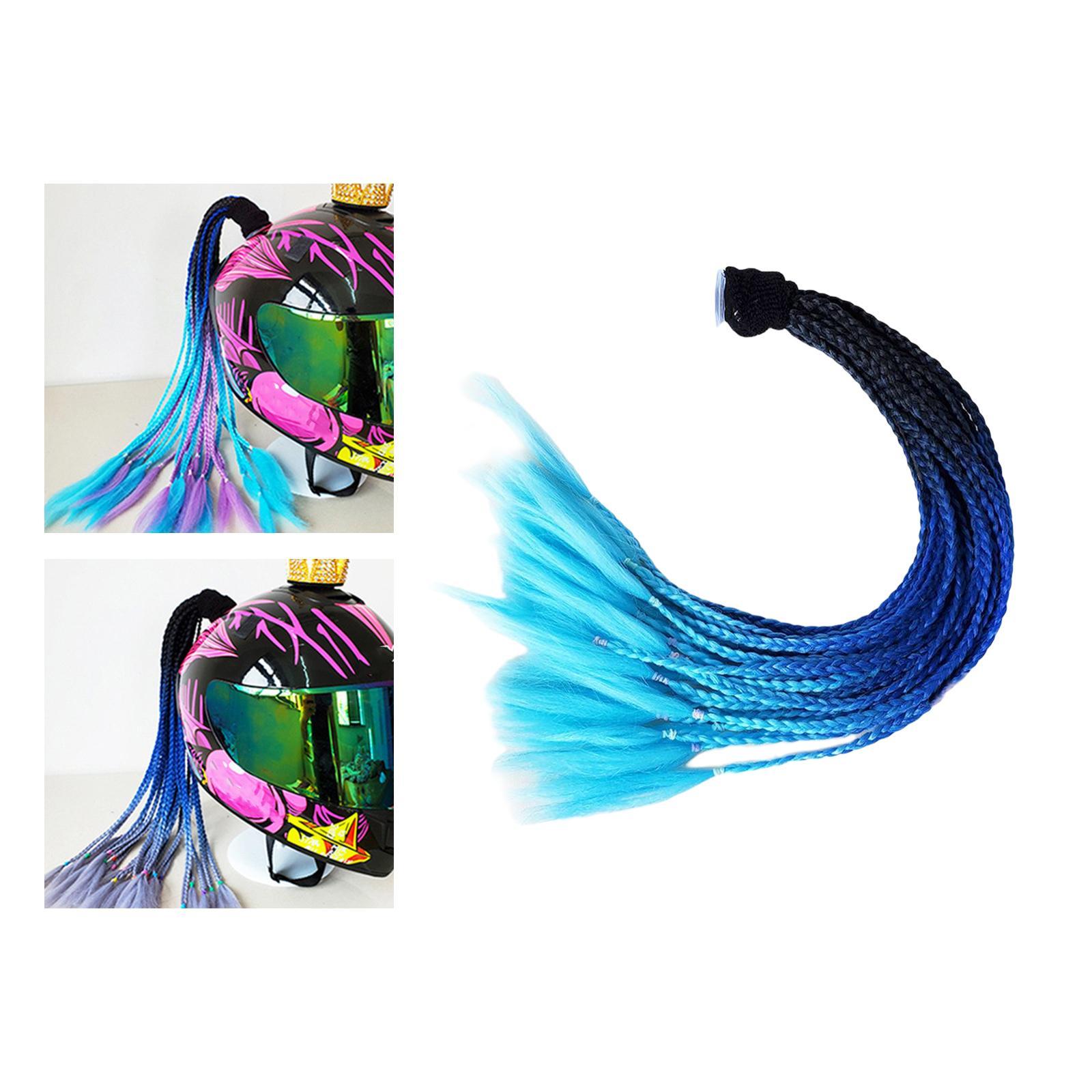 Motorcycle  Braids Ponytail 55cm-60cm Punk Fits for