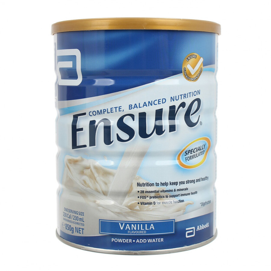 Sữa Bột Ensure Úc Vị Vani (850g)