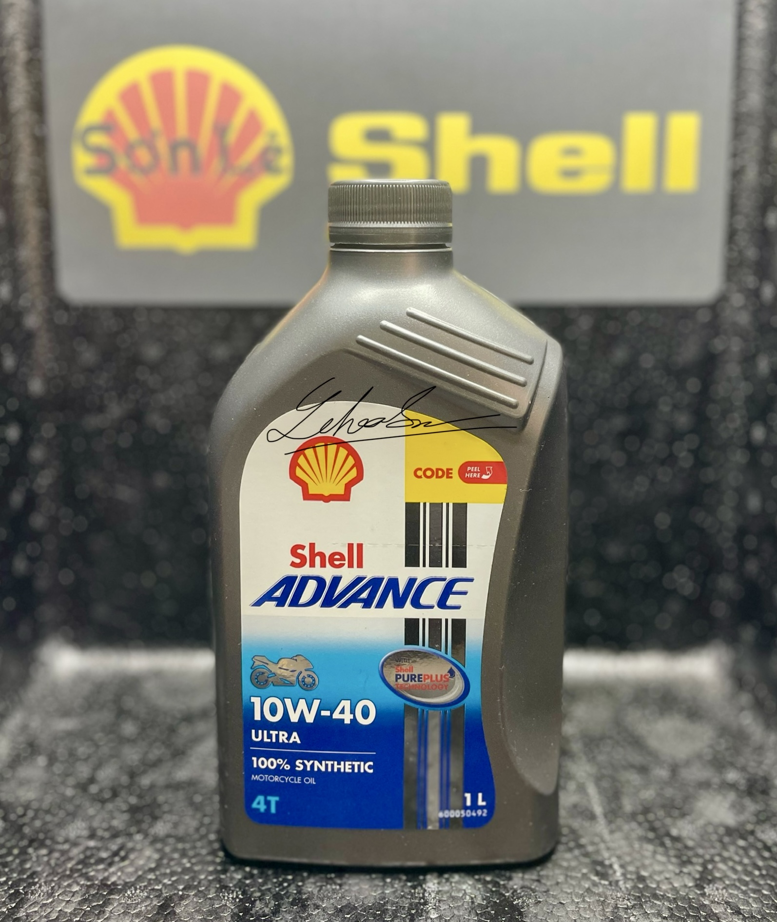 Shell ultra 1L giành cho xe số xe côn tay xe pkl. Chính hãng, bao check mã QR