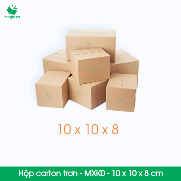 MXK0 - 10x10x8 cm - 20 thùng hộp carton