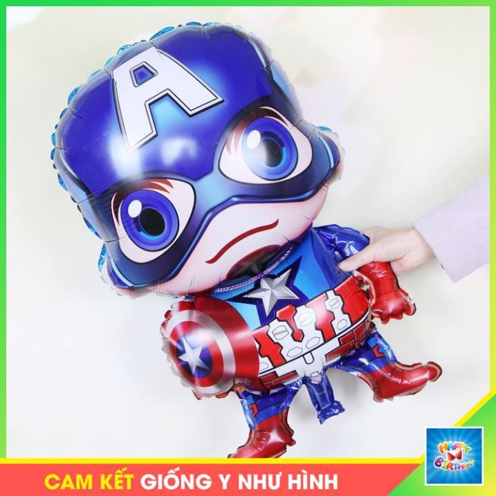 Bóng tráng nhôm trang trí hình Captain (80cm) #TrangTriSinhNhat