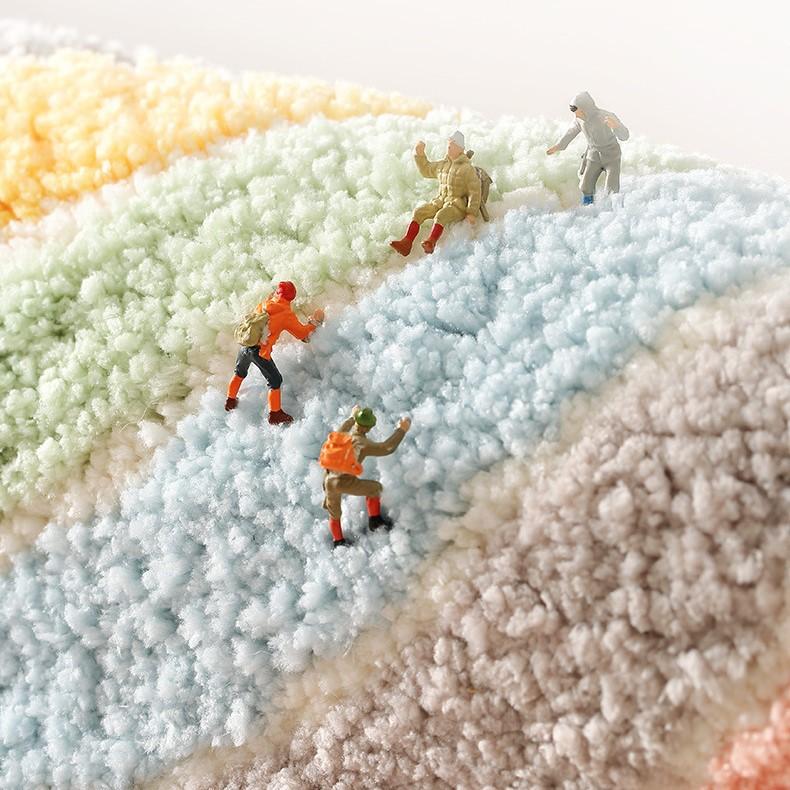 Thảm Lau Chân Trang Trí Cửa Ra Vào Nhà Tắm Siêu Thấm Rainbow