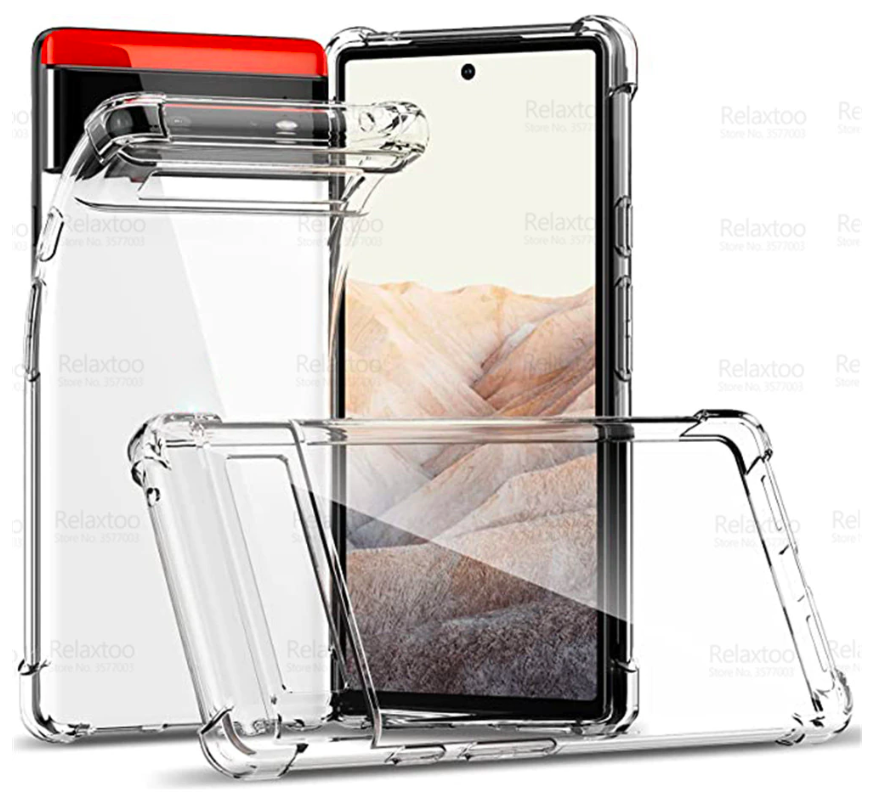 Ốp lưng cho Google Pixel 6, 6 Pro TPU Trong Suốt Che Camera